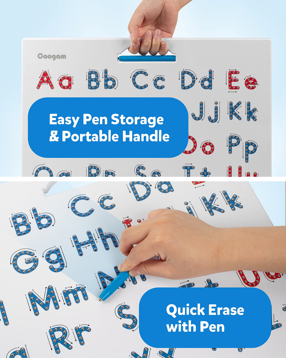 Coogam durable ABS board withstands repeated tracing sessions