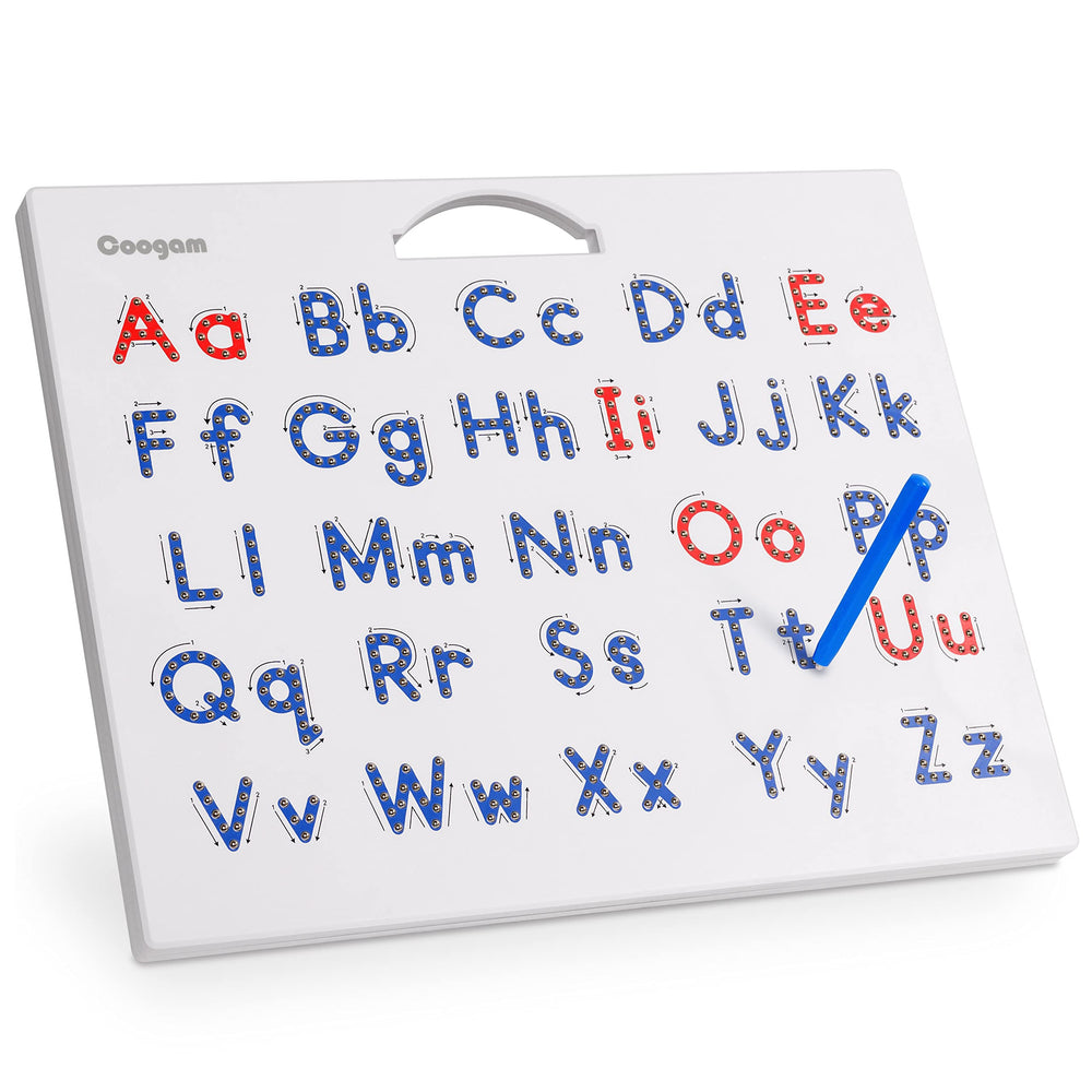 Coogam magnetic letters board tracing letters for early literacy practice