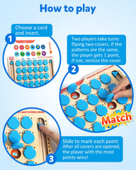 Coogam memory cards with 12 themes enhance recognition and vocabulary