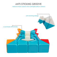 Coogam Qiyi Qiyuan S 4x4 in daily use for kids and adults alike.