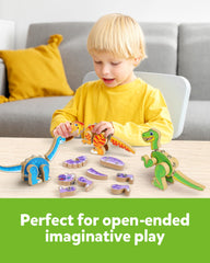 Coogam water-based paint keeps colors vibrant and kid-safe during play.
