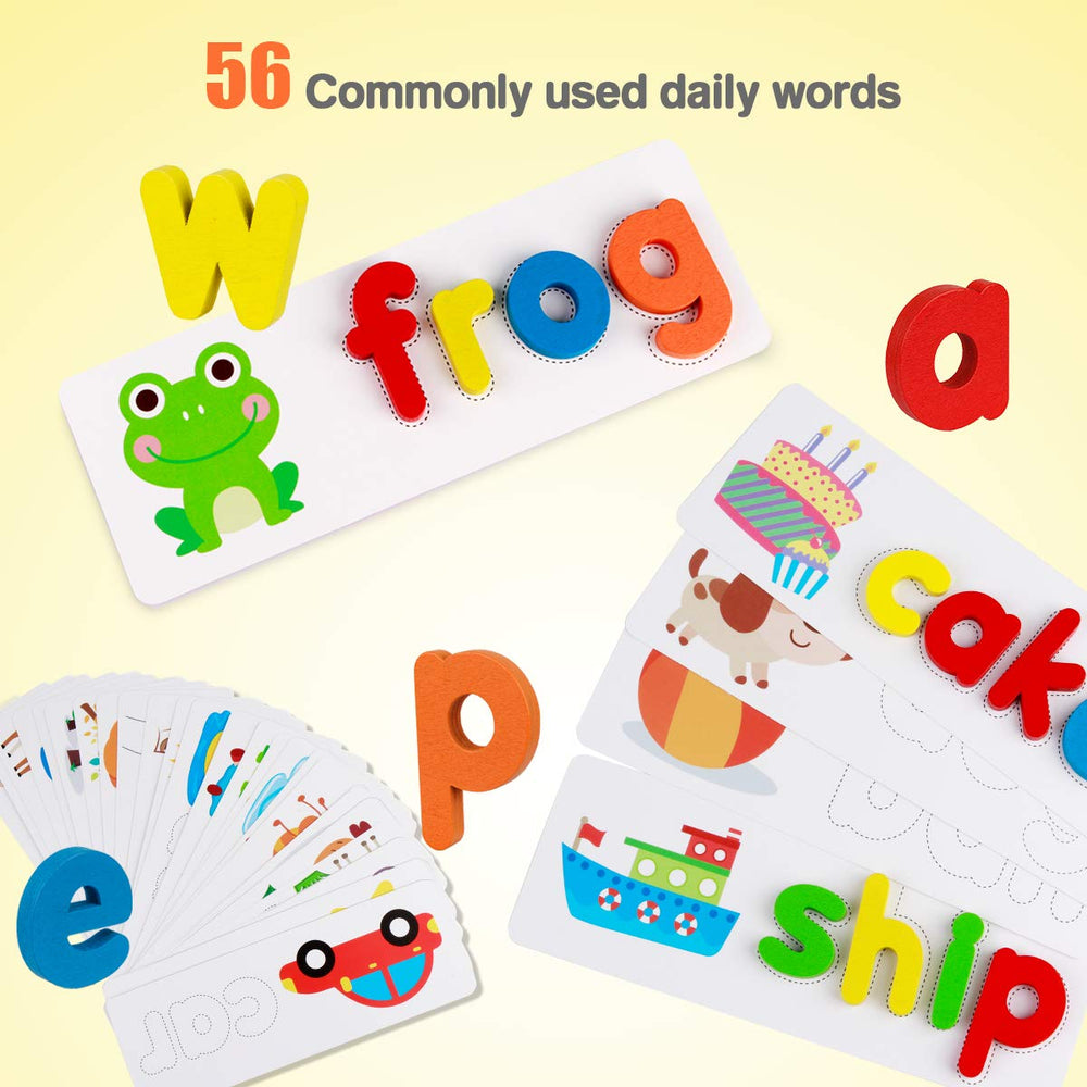 Coogam sight-words flashcards reinforce common words in context.