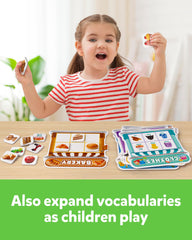Coogam toy board provides engaging matching activities for toddlers.