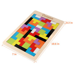 Coogam Wooden Blocks gift-packaged set makes a thoughtful educational gift.