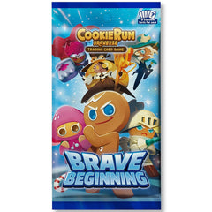 CookieRun Brave Beginning packs close-up reveals card variety for collectors.