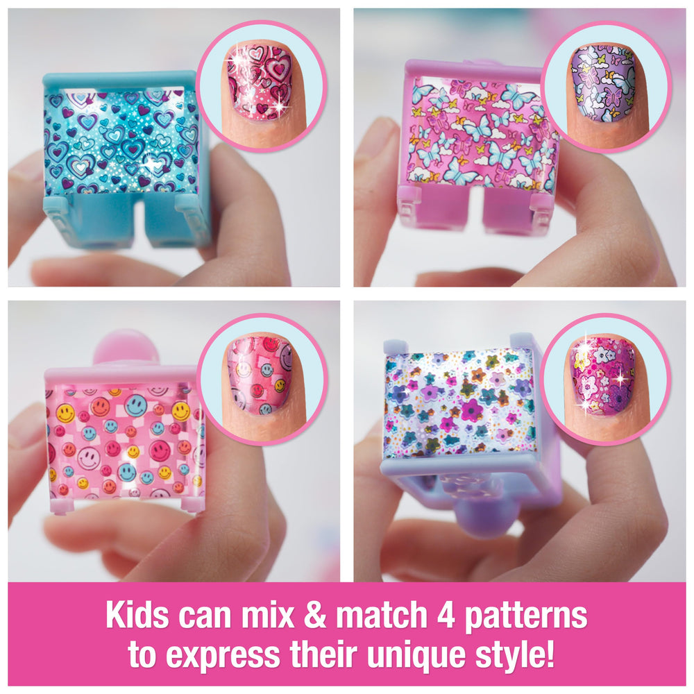 Cool Maker GO GLAM design cartridge with flowers for shimmering nails