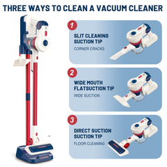 COOLFOX Kids Vacuum in handheld mode, ideal for toys and seating areas.