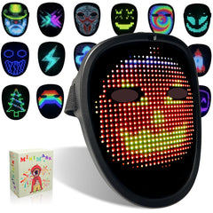 COOLGUARDER Kids LED Mask with gesture sensing for easy control at events