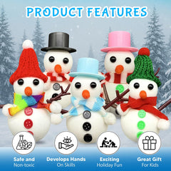 COOLJOY Carrot nose and accessories – easy personalization for unique snowmen.