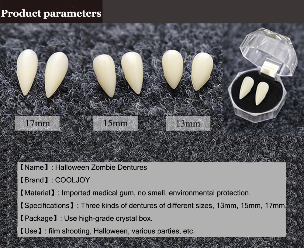 COOLJOY diamond-shaped box packaging protects and stores the fangs