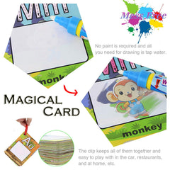Coolplay Reusable water cards fade as they dry for endless play.