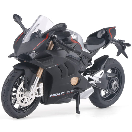 COOLPUR Ducati V4 front view die-cast model ideal for shelf display and collection