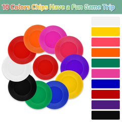 Coopay 1-inch chips close-up highlighting easy handling for all ages.
