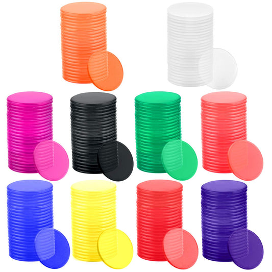 Coopay 300-piece bingo chips in bright colors for classroom counting.