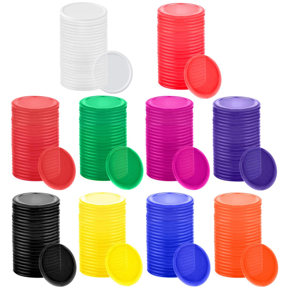 Coopay bingo chips in ten colors for easy classroom counting