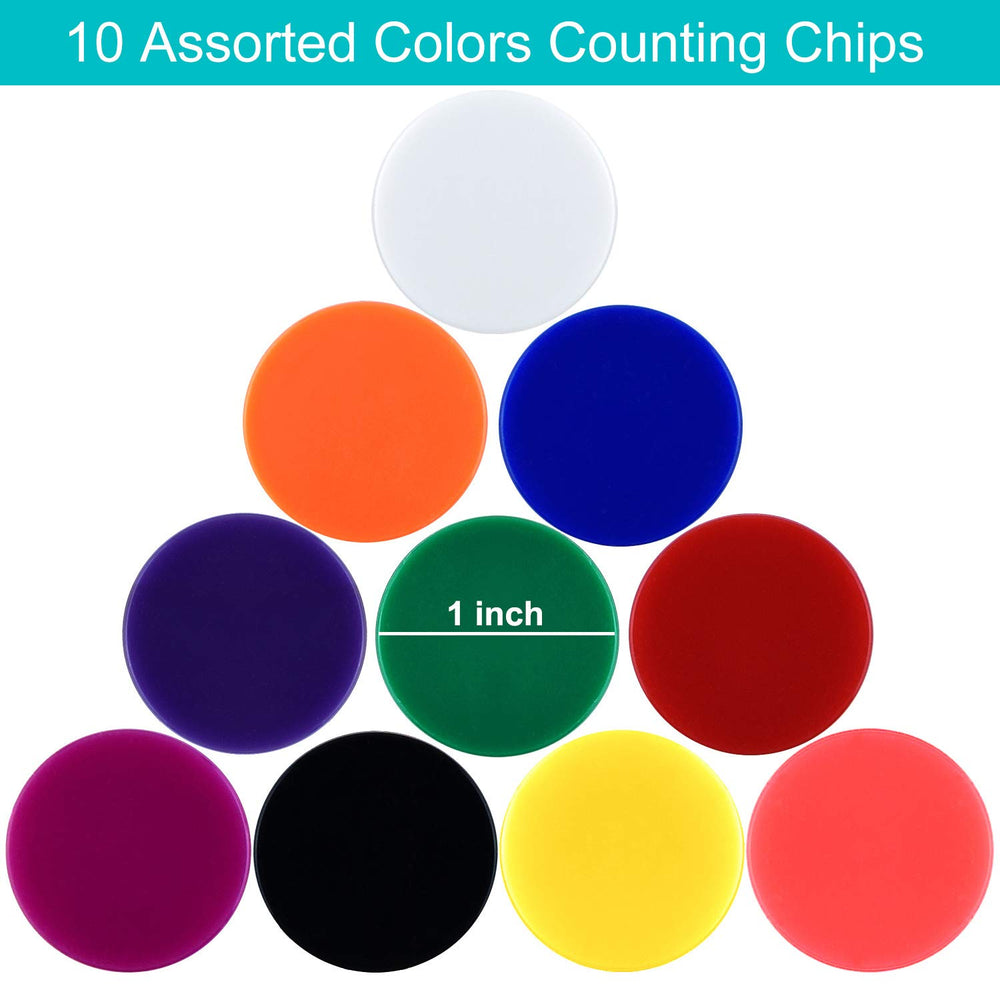 Coopay ten-color counting discs suitable for math practice.