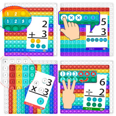 Color coded number families to aid pattern recognition