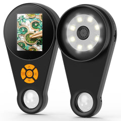 COOVIE magnifying glass with light on a 2-inch IPS screen for clear viewing.
