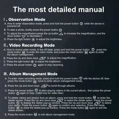 COOVIE real-time view supports photo and video capture on device.