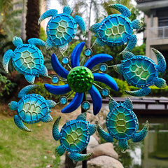 COOZZYHOUR sunlit spinner shines for festive garden vibes.