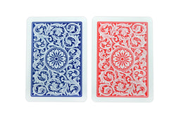 Copag 1546 hard plastic case protects decks during travel.