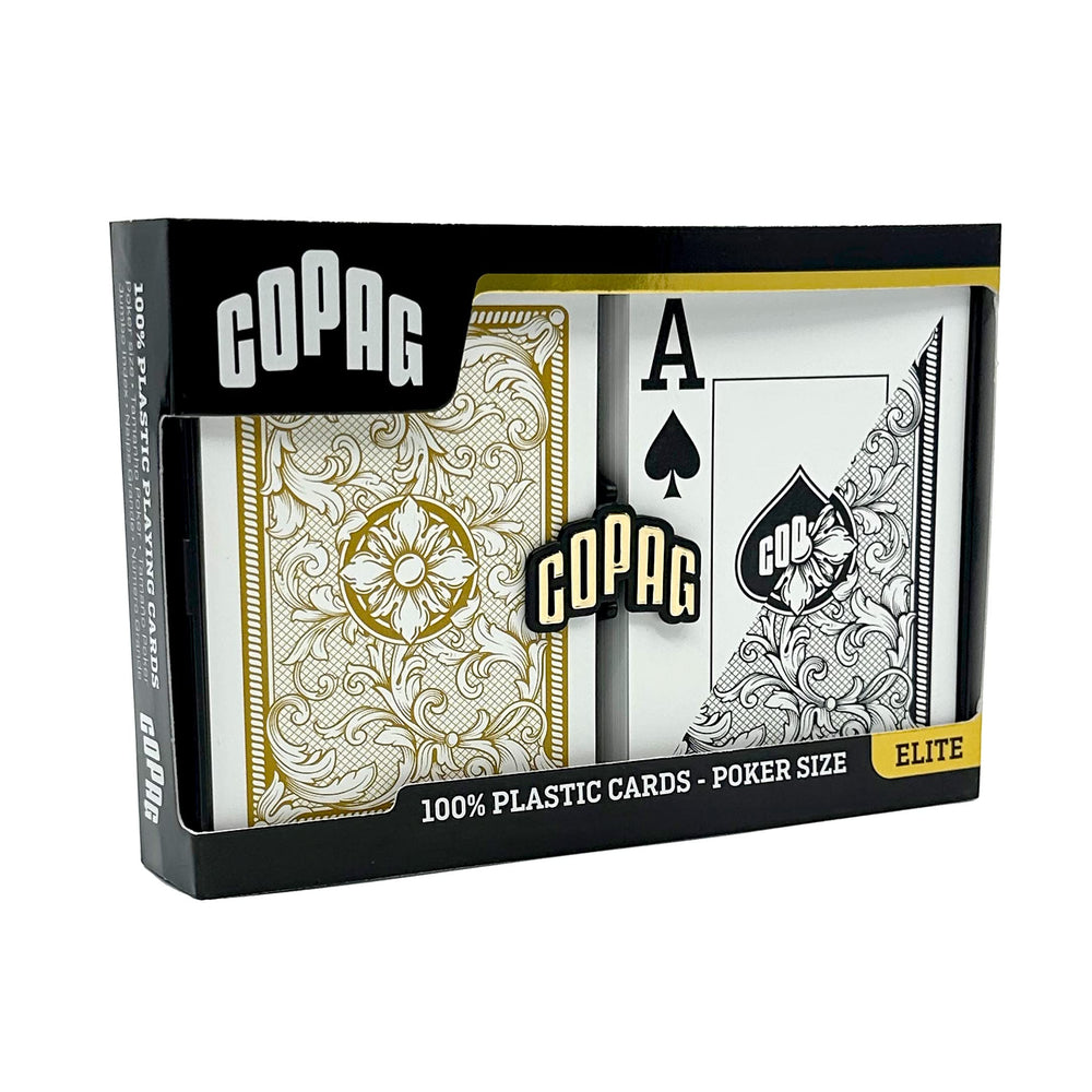 Copag Legacy poker-size jumbo-index deck for easy reading.