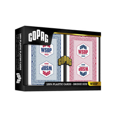 Copag WSOP 2023 compact hard-case packaging keeps cards organized during travel
