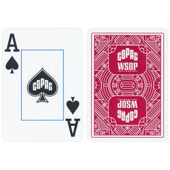 Copag WSOP hard plastic case keeping double-deck poker cards protected and portable.