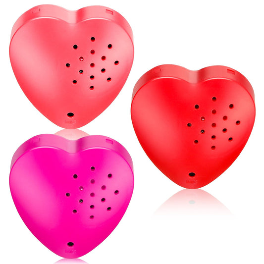 Copkim heart red voice recorder for plush toys delivers a personal message