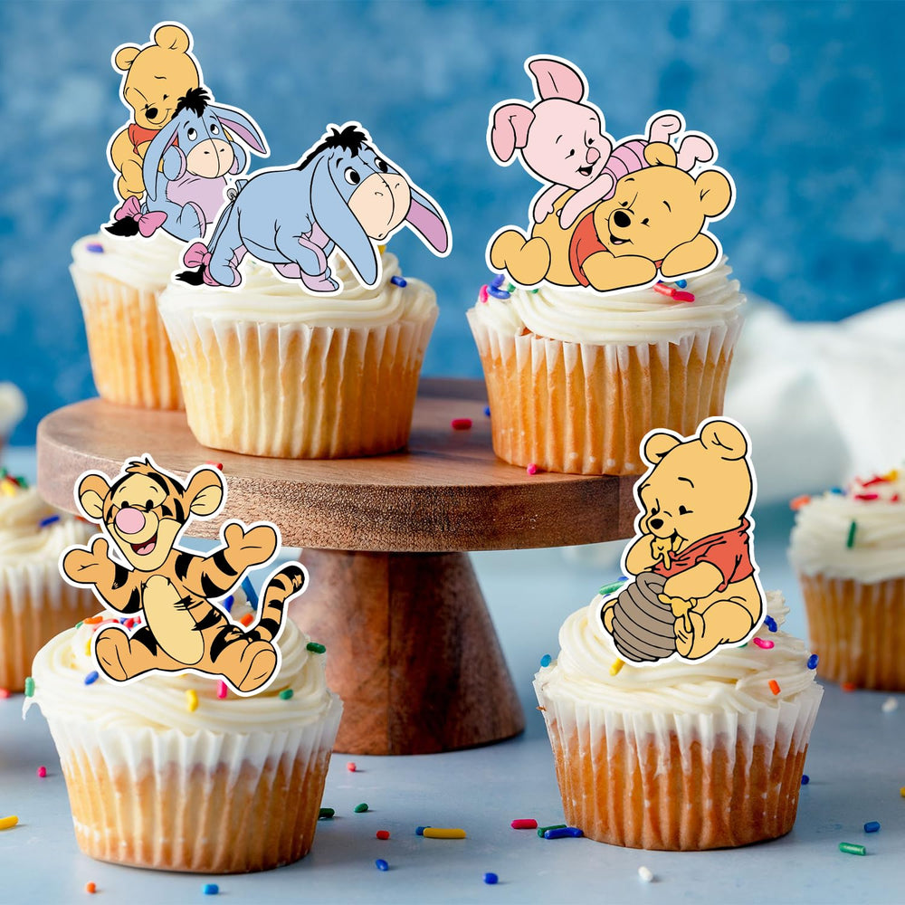 CORODER 48CS toppers insert directly into cupcakes for quick decorating.