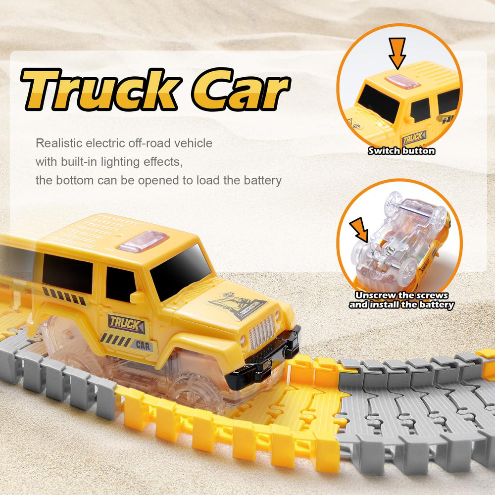 Coroiesty flexible DIY track pieces adaptable to any space