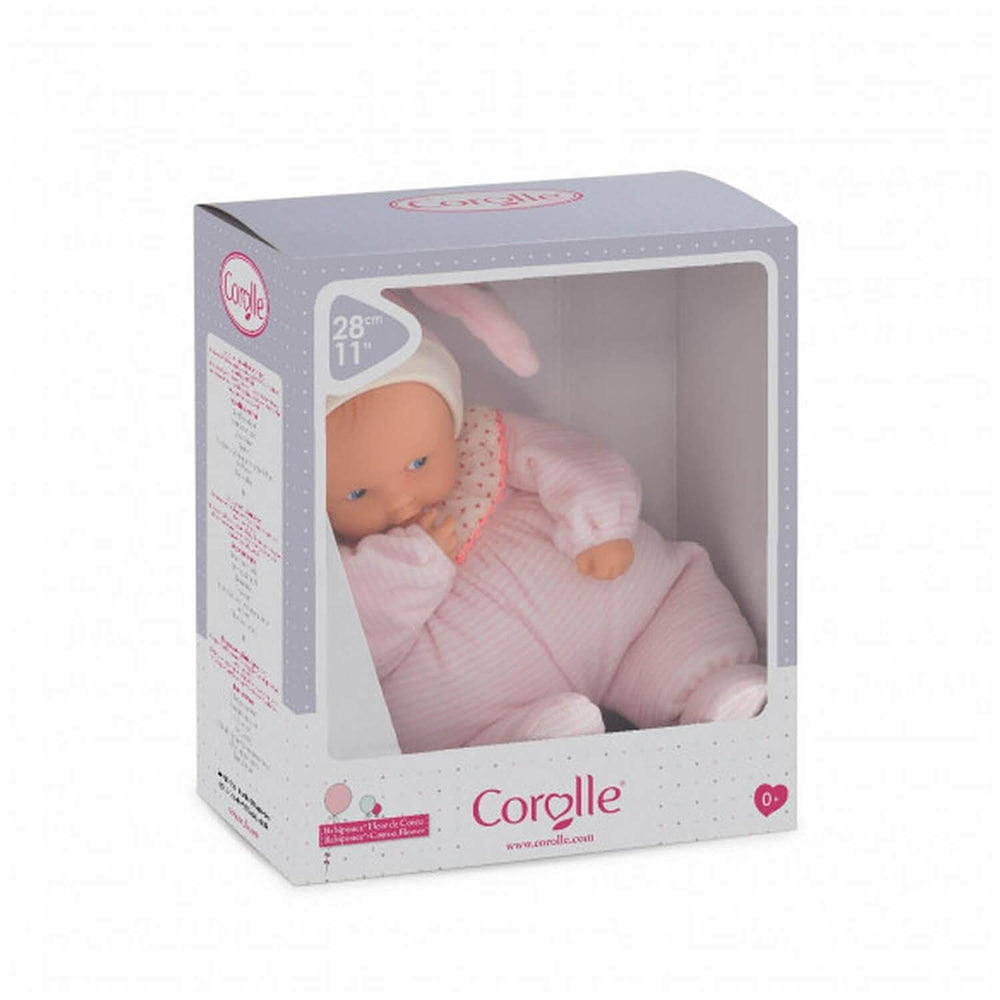 Corolle Babipouce Sweet Dreams machine-washable on delicate cycle for easy care.
