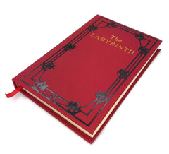 Costumebase Labyrinth Sarah's Red Book spine highlights the pleather craft detail.