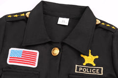 Costumerry badge and walkie-talkie set adds realism to scenarios
