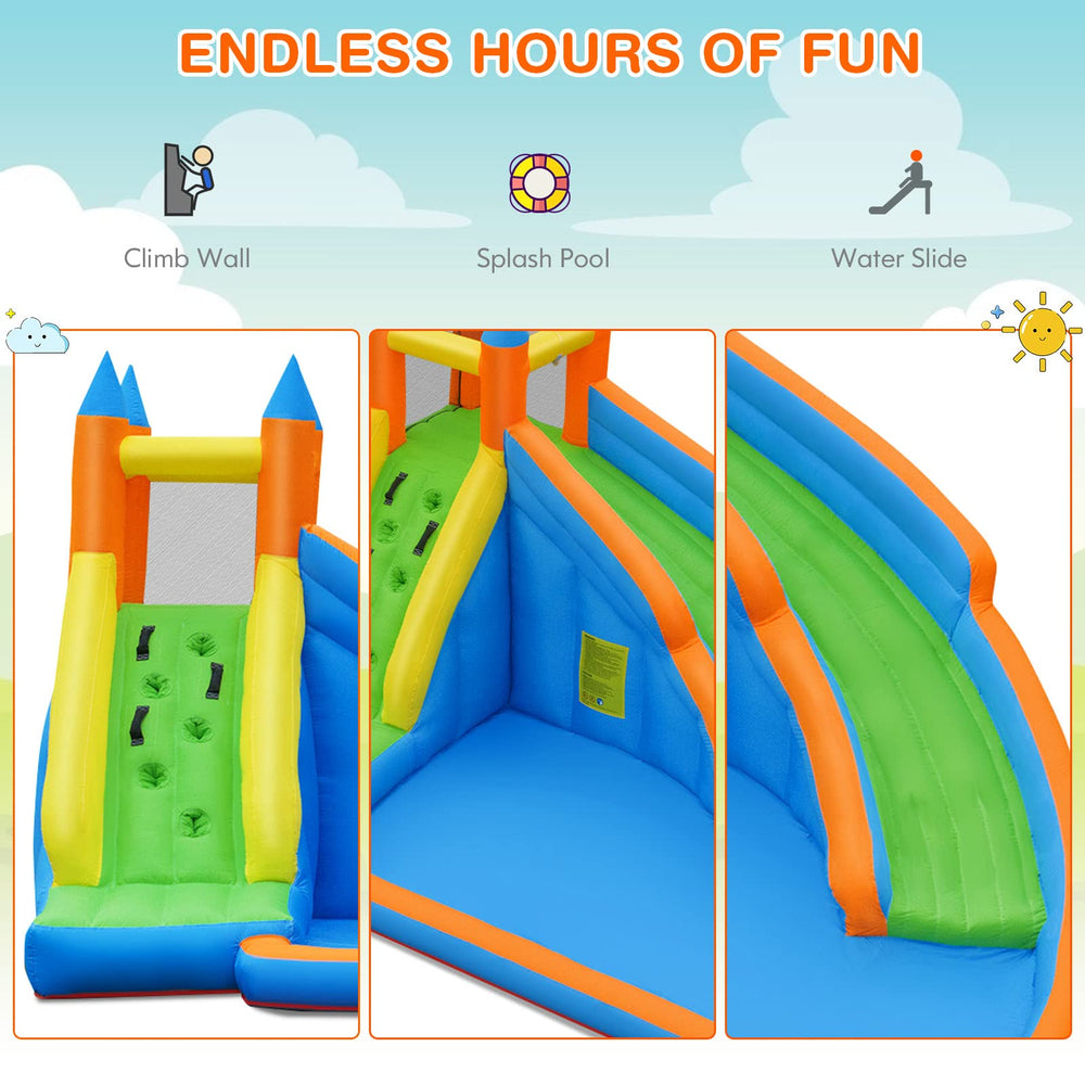 Costzon backyard water park jump castle for family-friendly gatherings