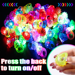 Cosweet pink glow jelly ring adds playful mood to celebrations.