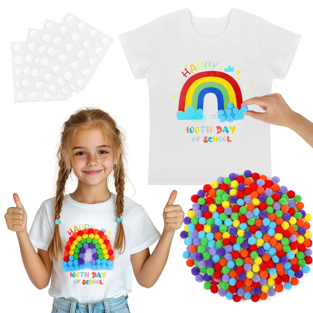 Cosweet rainbow T-shirt Kit for classroom creativity