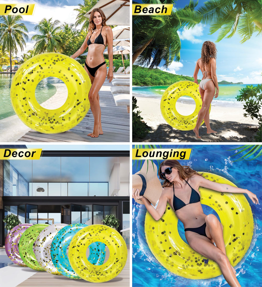 Durable heavy-duty PVC POZA float designed for long-lasting use.