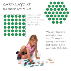 Cottify silk-painted wooden cards with smooth surfaces for safe play.