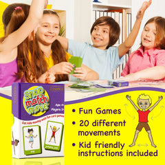 Covelico Exercise Cards Classroom Warmups Deck promotes group movement