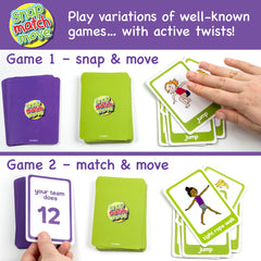 Covelico Kids Exercise Cards for indoor outdoor use encourages active learning