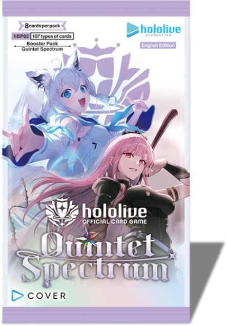 Box contents shown: boosters and Start Deck synergy for customized Hololive card strategies