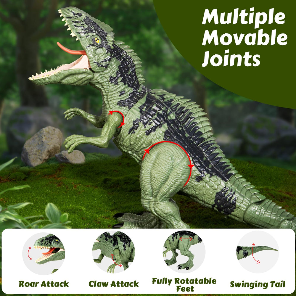 Covsen Giganotosaurus tail swing adds dynamic role-play action.