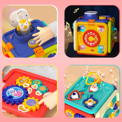 Covsen Montessori Busy Cube: texture and shape exploration supports early cognitive growth