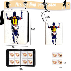 COYORO Soccer Card Binder zipper exterior ensuring secure storage during transport.