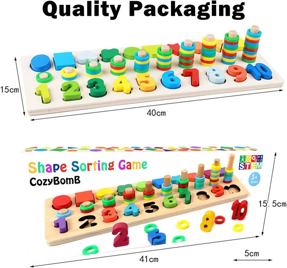 CozyBomB eco-friendly wood toy with non-toxic paints for safe preschool play