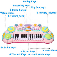 Cozybuy chaos piano mode sparks interactive music play for curious toddlers.
