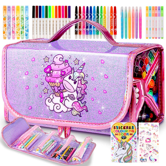 CozyJoyz 50-piece fruit-scent markers set ideal for colorful classroom projects.