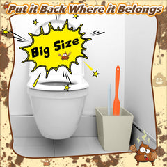 COZYMATE poop divider in use, cutting waste into flush-friendly pieces.