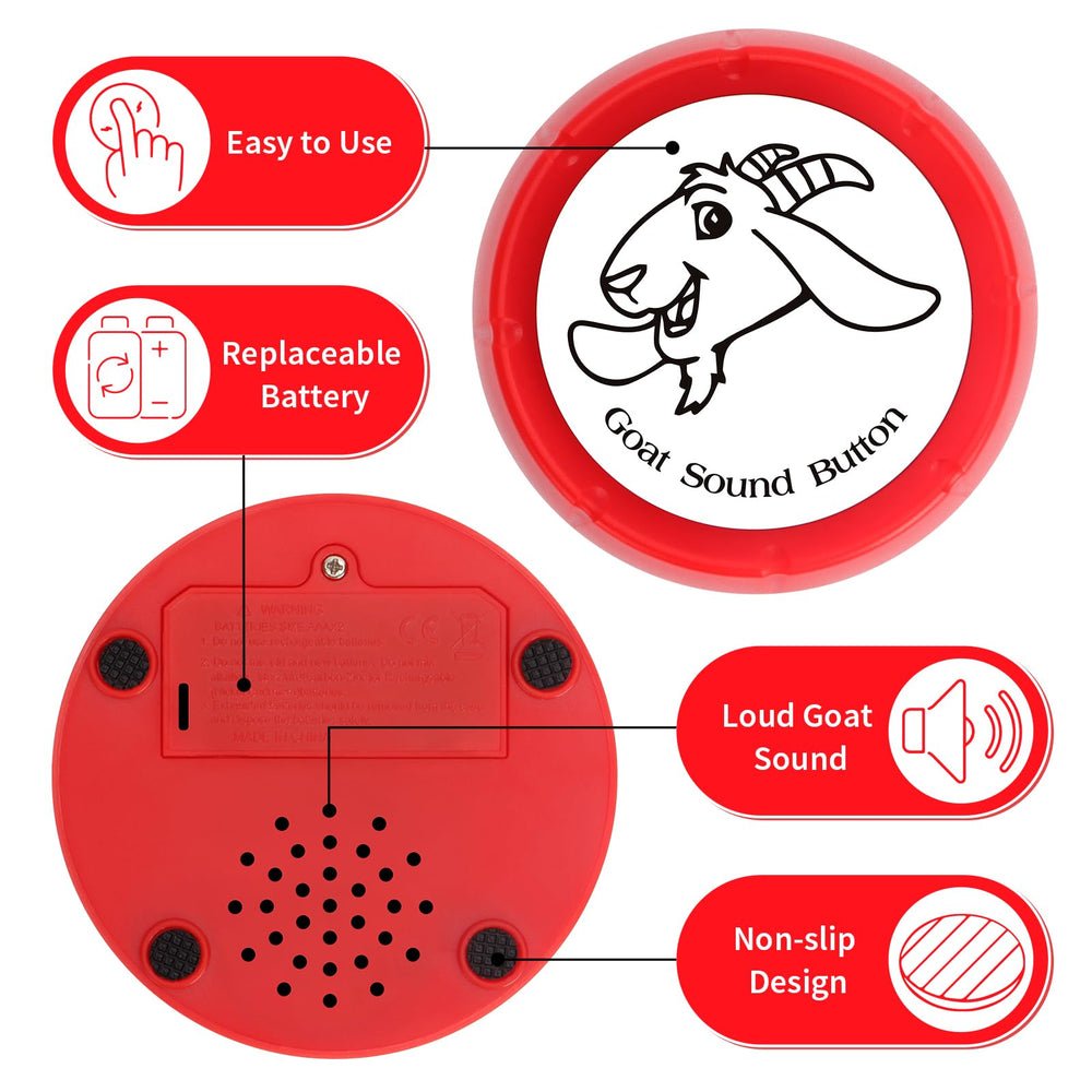 COZYMATE white elephant goat prank button for party games and exchanges.